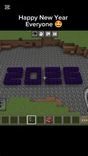 🎉happy new year Minecraft 🎉🎉👍👍🥳#shorts #Minecraft​#crafts​ #gaming​ #crazy​ crafts#viral​ #viral​