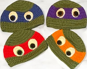 Ninja Turtle Beanie Caps - Etsy