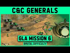 C&C Generals - GLA Mission 6 - Splinter Cell Controlled Region Speedrun [Brutal / Patch 1.08] 1080p