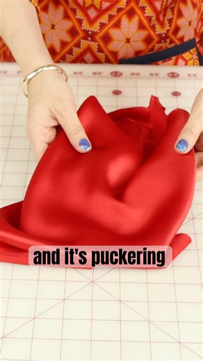 How do you sew silky fabrics? Check out my 5 tips in the YouTube tutorial. Here is a tidbit from it.