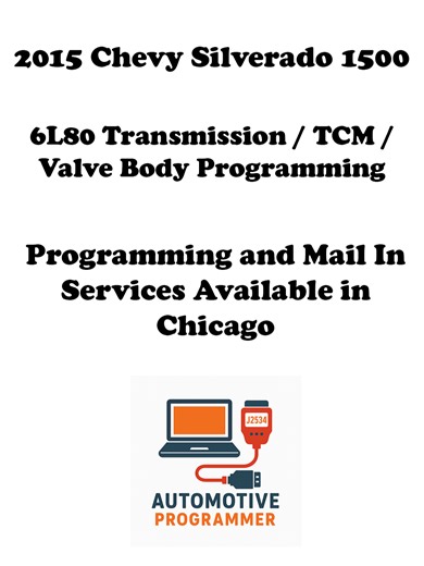 Programming a 2015 Chevy Silverado 6L80 Transmission / TCM. I program cars in the Chicago-land area. Feel free to reach out. I also offer mail in cloning/programming services and some remote services. Feel free to contact me for more information. #Mechanic #Chevy #MobileMechanic #Automotive #Transmission