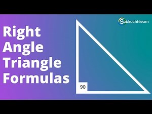 Right Angle Triangle Formulas – Area of Right-Angle Triangle & Perimeter and Semi perimeter
