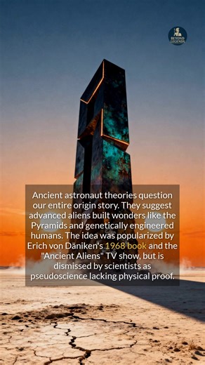 5.2K views · 33 reactions | Ancient astronaut theories suggest aliens built our pyramids, but science finds no proof. #ancienthistory #archaeology #history #didyouknow | Beyond Legends | Facebook