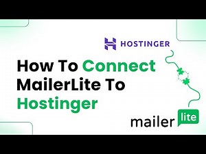 How To Connect MailerLite To Hostinger (Easily)