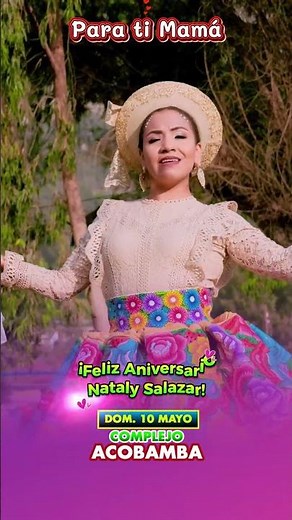 Los espero para cantar juntos mis canciones este 10 de mayo | homenaje a Mamá