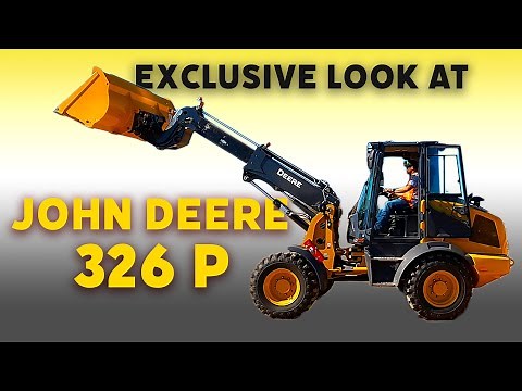 Exclusive look at John Deere 326P with telescopic boom