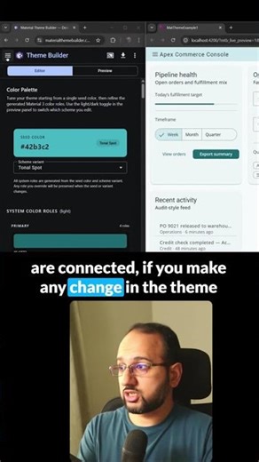 Angular Material LIVE Theme Preview? #coding #programming #angular
