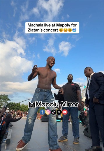 Machala live at Mapoly for Zlatan’s concert 😩😩😩🥶 #mapolystudent #mapoly #mapolymirror #fyp #goviral