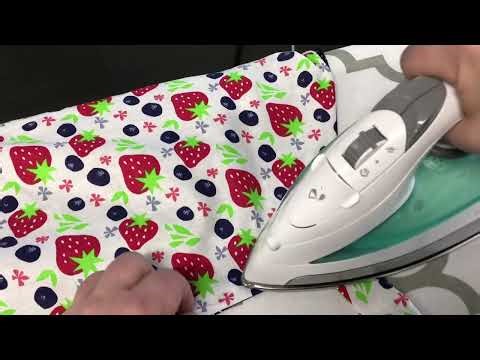 Sewing an Apron. Pressing 11