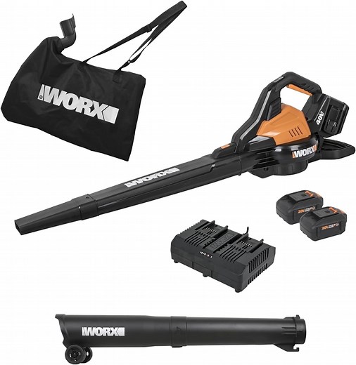 Worx WG583 40V PowerShare 4.0Ah Cordless Leaf Blower/Vac/Mulcher