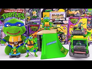 Unboxing Teenage Mutant Ninja Turtles | Secret Box of 4 Ninja Turtle Warriors | Battle Arena Playset