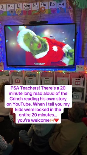 Engaging Read Aloud of The Grinch for First Graders