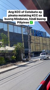 341K views · 4K reactions | KCC Mall of Cotabato is the biggest KCC in Mindanao, it has a floor area of 180,000 square meters. Located in a 19-hectare lot in the heart of Cotabato City. #highlightseveryone #viralvideoシ #fypシ゚ #fbpost #kccmallofcotabato #KCCMALL #KCCSupermarket #CotabatoCity | Mirimbai Bantass | Facebook