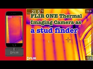 FLIR ONE Thermal Imaging Camera as a stud finder - Unboxing and Getting started