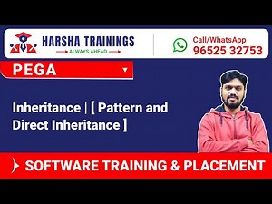 #Pega Videos | Inheritance | [ Pattern and Direct Inheritance ] /For Training call +919652532753