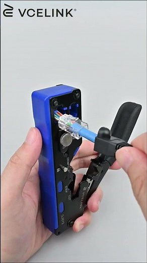 How to connect an RJ45 connector to a Cat6 punch-down patch panel?#shorts #rj45 #cat6 #toolkit #diy