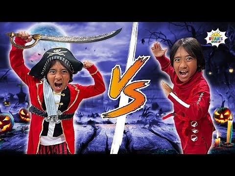 Pirate vs Ninja Challenge Halloween Edition!