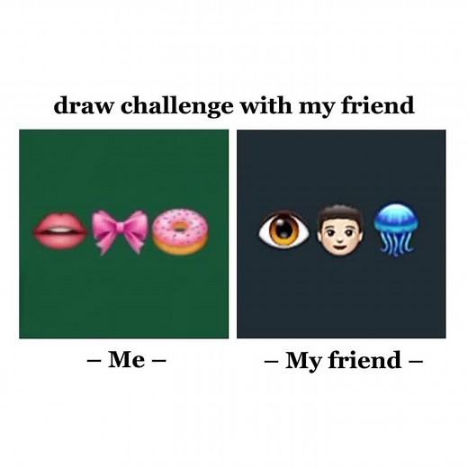 draw challenge.. ✨ with my friend💗 @⛧ // #artist #traditionalart #collab #drawchallege #fypシ゚viral