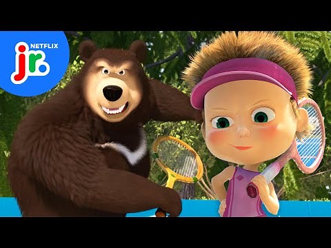 Masha’s Bear-y Close Tennis Match! 🎾🐻 Masha and the Bear | Netflix Jr