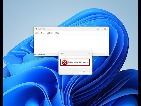 Fix WO Mic Failed to Connect to Server (Bluetooth) error