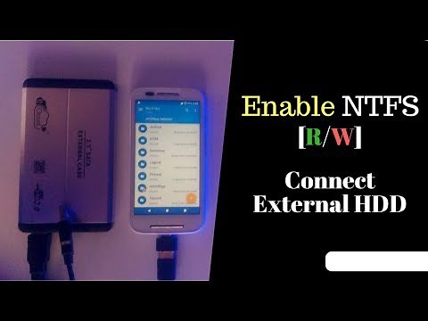How to Enable NTFS On Android Phone with Write Access | Connect External Hard Disc On Any Android