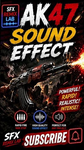 AK47 Sound Effect | Gunfire SFX