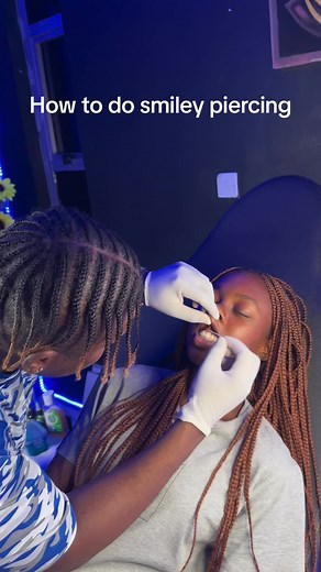 #smiley #tiktok #trending #smileypiercing