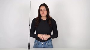 Midland - MXTA26 MicroMobile 1.5 inch Base Diameter 6DB Gain Whip Antenna with NMO Great for Off-roaders, overlanders, Farmers - Max Power120W Boost Signal Output - 5/8 Wave - 32” Antenna