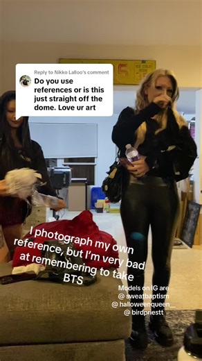 Replying to @Nikko Lalloo I figured this was a good excuse to post the time I almost remembered to take BTS of one of my reference photoshoots ✨