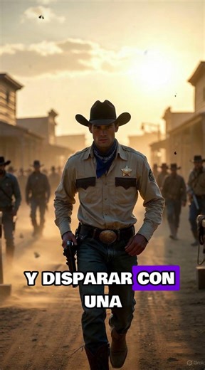 Los matones apuntan a un joven sheriff, sin darse cuenta de que es un tirador ultrarrápido