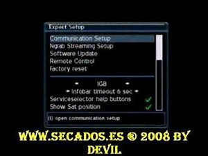 Manual configuración DREAM 500 s