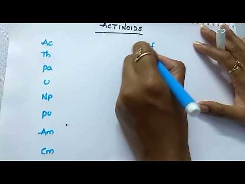 f Block tricks for Actinoids.