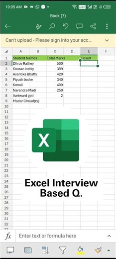 ​"Excel Interview Mein Pucha Gaya Sabse Easy Question! 😱"#shorts