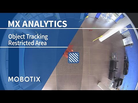 MxAnalytics - Object Tracking - Restricted Area (with MOBOTIX c25 5MP)