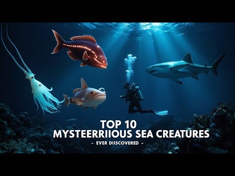 Top 10 Mysterious Sea Creatures Ever Discovered | Ocean Mysteries 1121