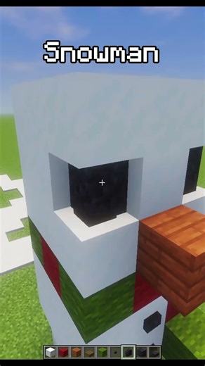 How to Make a Decorative Snowman in Minecraft ⛄✨