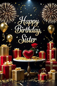 Cartes d'anniversaire virtuelles Sister Video, voeux en ligne Musical - Etsy France