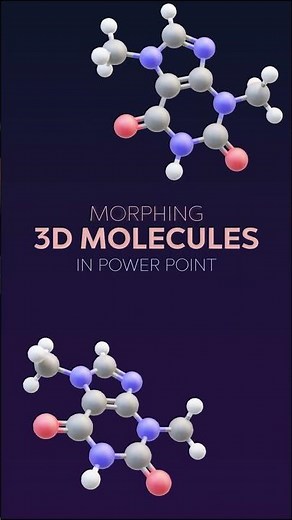 Morphing 3D molecules in Power Point