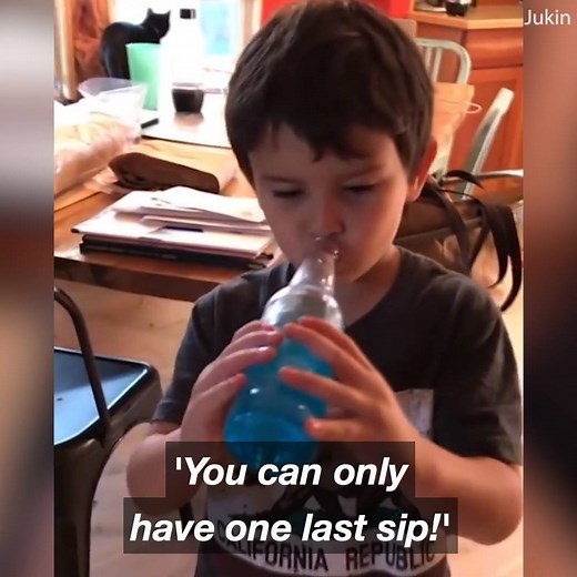 This is exactly why you shouldn't give your child soda!😂😂 | Daily Mail Video