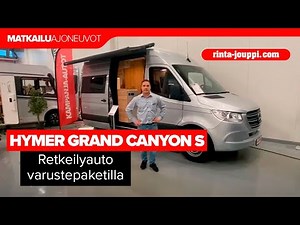 Hymer Grand Canyon S -retkeilyauto varustepaketilla