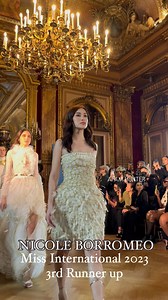 2K views · 4.2K reactions | @nicole.borromeo walks in @michaelcinco5 Paris Fashion Week Show in Westin Hotel Vendome | AFAM Hunter | Facebook