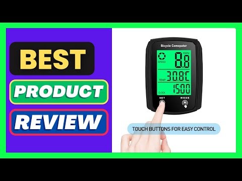 Wired Bike Computer 19 Functions Touch Bike Speedometer