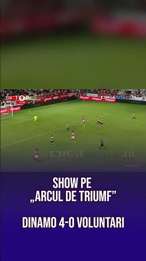 Dinamo - FC Voluntari 4-0. Elevii lui Nuno Campos au dat recital pe ”Arcul de Triumf”!