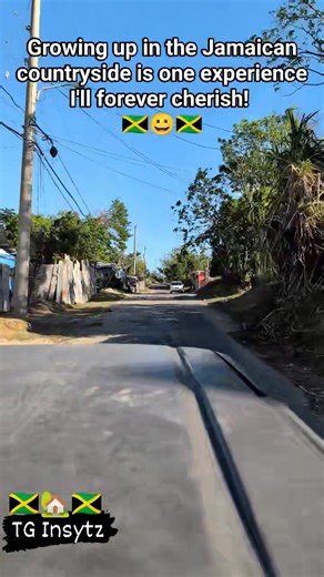 There's something about growing up in the Jamaican countryside! 🇯🇲❤️🇯🇲 It nurtures, natures and nourishes you! This is where you'll be remembered after leaving 25 or 30 years ago. It's where time crawls, nicknames are plenty, moonlight is a pleasure, and elders are our treasures! ❤️✅ This is where we still keep our older relatives at home, where people don't just move stuff, they move the entire house! 😀🏡 Country life is far from perfect, but we were raised knowing this, "Ef Yuh Waan Gud, 