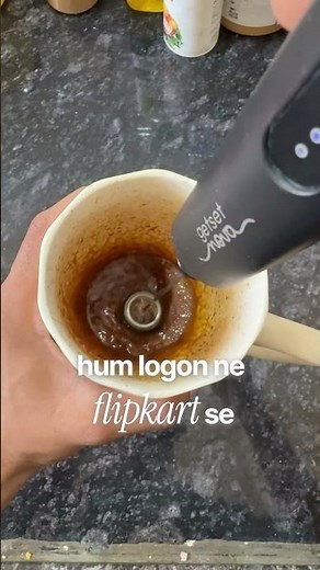 How to make creamy dalgona coffee at home 😋✨ #coffee #coffeelover #dalgona #frother #diy #fyp #feed