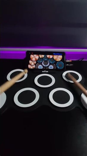 The new version is here with MIDI support!Credit by ‪@NirfeDrums‬ #realdrum #iphone #ios #midi