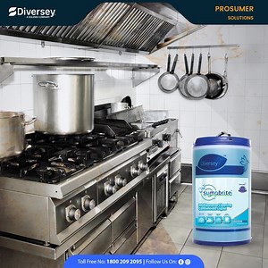 Diversey Sumabrite™ Multi-Purpose Cleaner removes grease, grime & stains effortlessly on all surfaces. Perfect for kitchens, hotels, workshops & more. #Diversey #Sumabrite #DeepClean #MultipurposeCleaner | Diversey - Prosumer Solutions