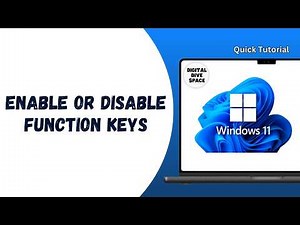 How to Enable or Disable Function(Fn) Keys in Windows 11 ?