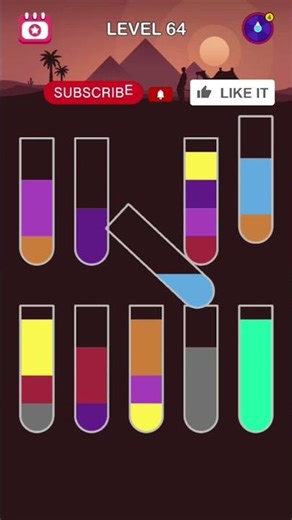 What is the HARDEST Water Sort Level 64 Challenge? 💡