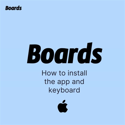 Install the Boards App and keyboard - iPhone (new)